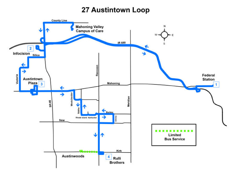 Route #27 Austintown Loop | Western Reserve Transit Authority: WRTA